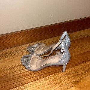 Silver Sparkly Heels